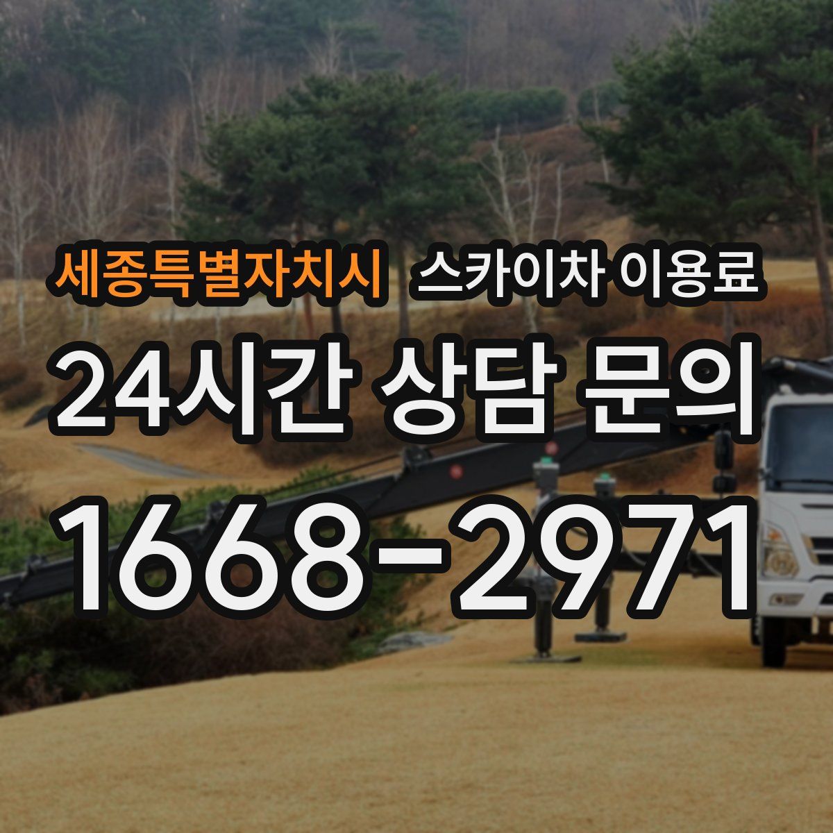 세종특별자치시 스카이차 이용료