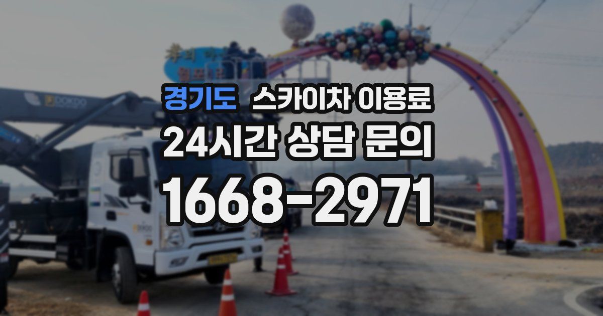 경기도 스카이차 이용료