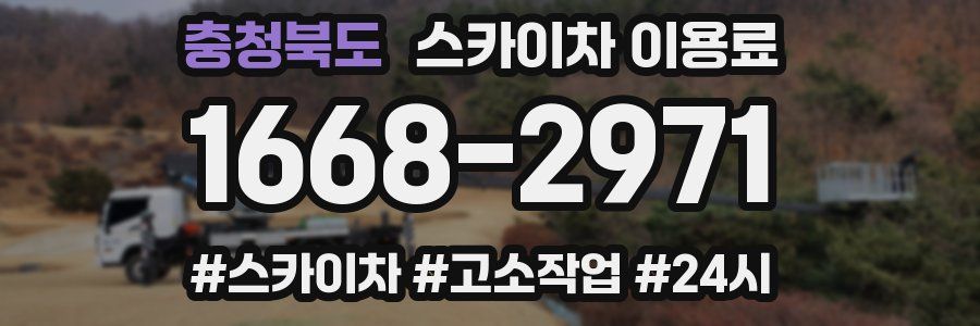 충청북도 스카이차 이용료