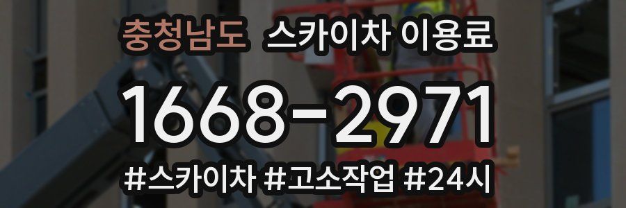충청남도 스카이차 이용료