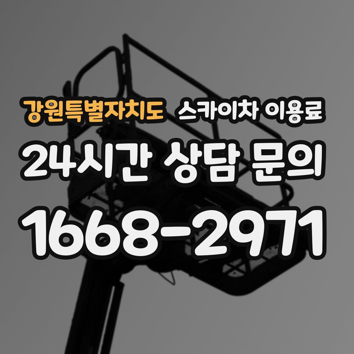강원특별자치도 스카이차 이용료
