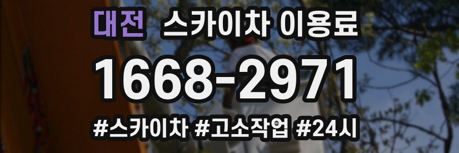 대전 스카이차 이용료