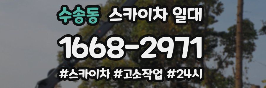 수송동 스카이차 일대