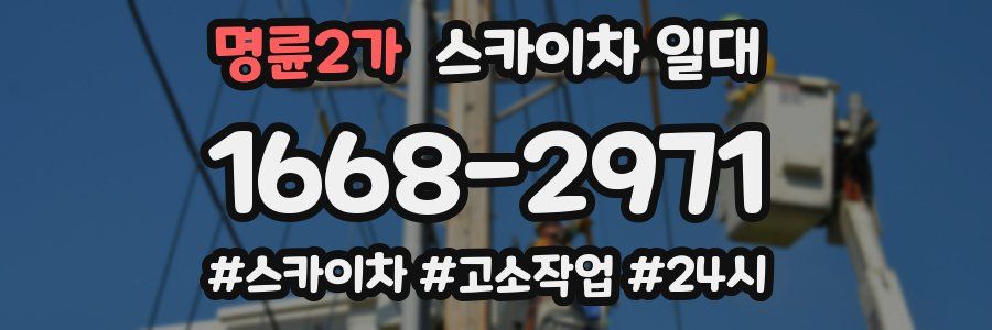 명륜2가 스카이차 일대