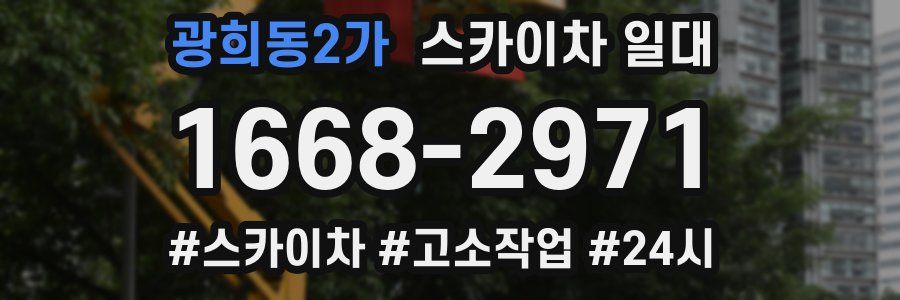 광희동2가 스카이차 일대