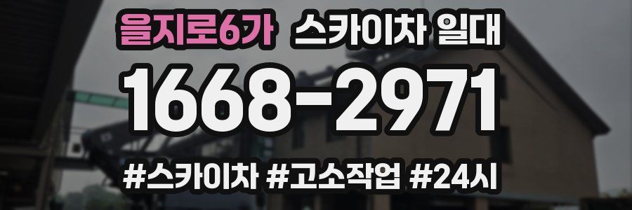 을지로6가 스카이차 일대