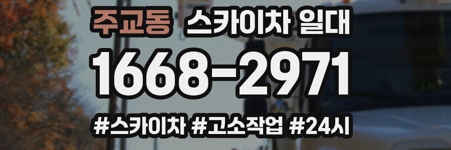 주교동 스카이차 일대