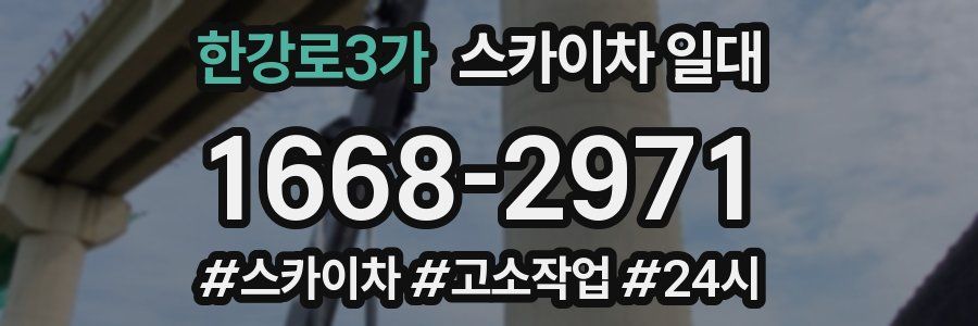 한강로3가 스카이차 일대