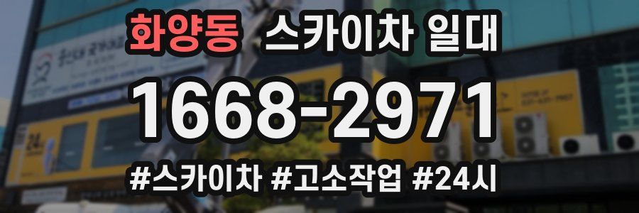 화양동 스카이차 일대