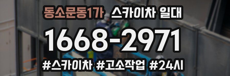동소문동1가 스카이차 일대