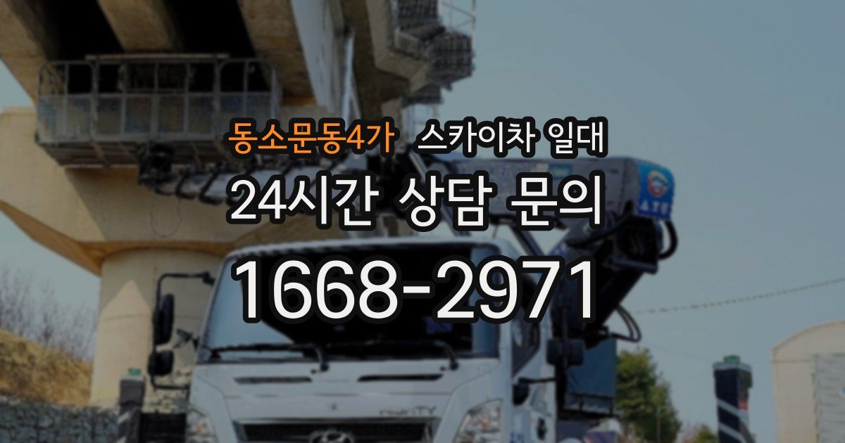 동소문동4가 스카이차 일대