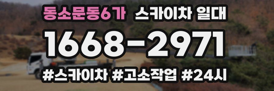 동소문동6가 스카이차 일대