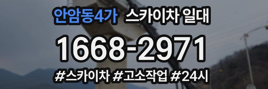 안암동4가 스카이차 일대