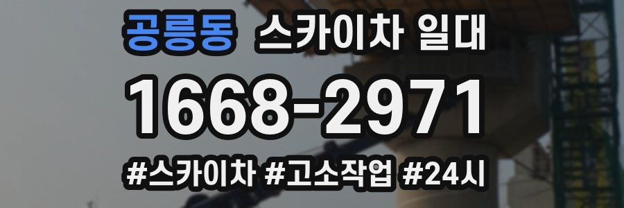 공릉동 스카이차 일대