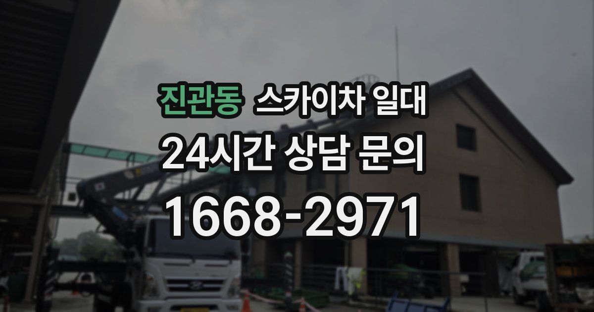 진관동 스카이차 일대