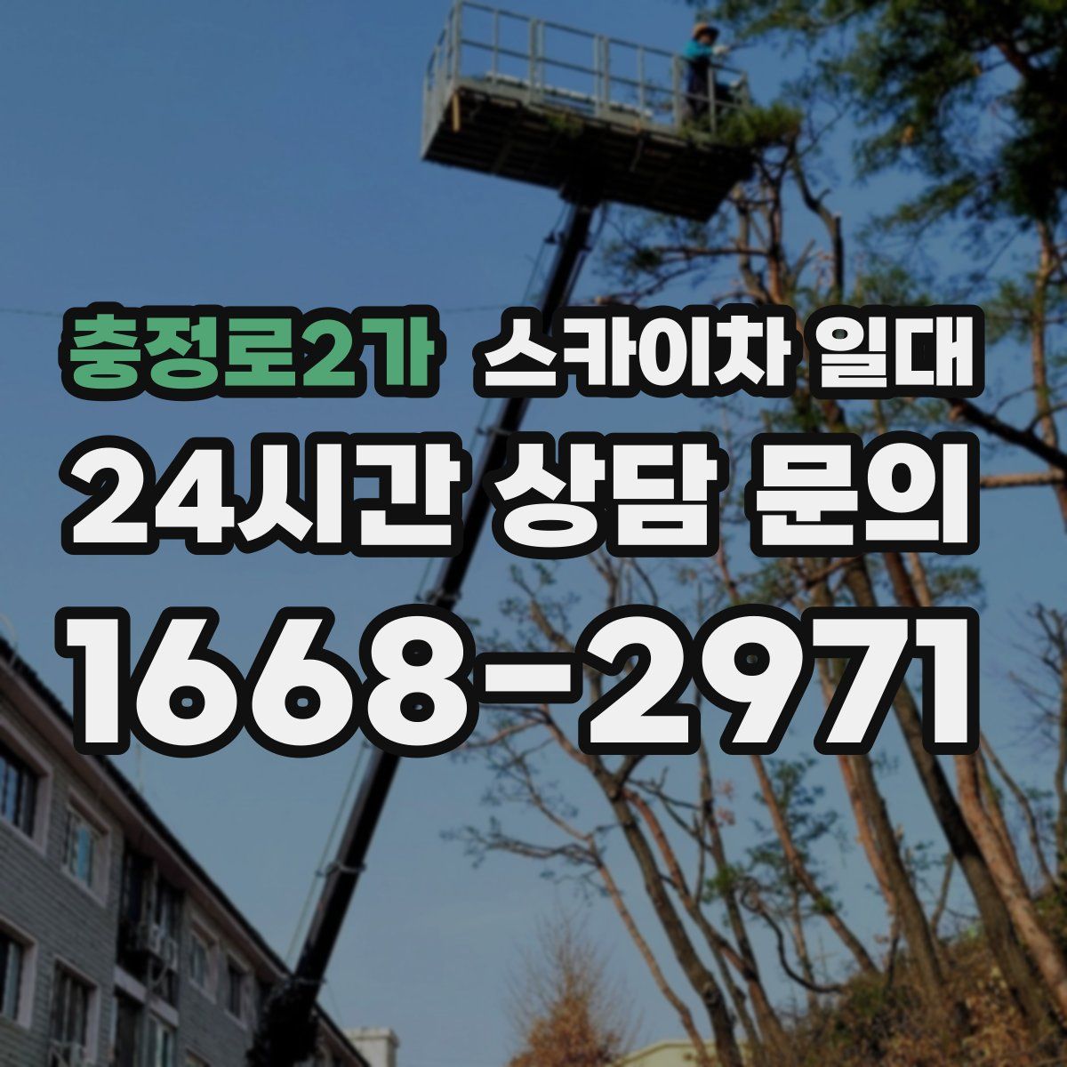 충정로2가 스카이차 일대