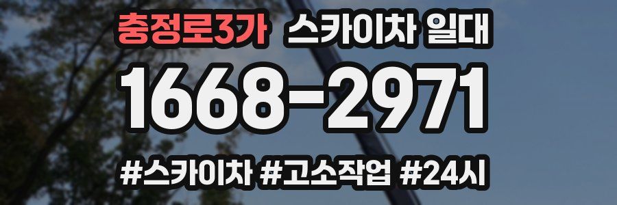 충정로3가 스카이차 일대