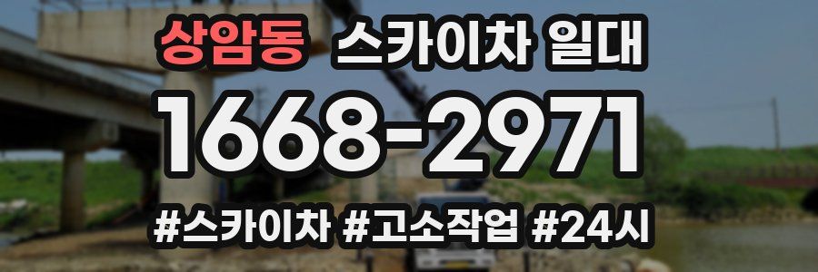 상암동 스카이차 일대