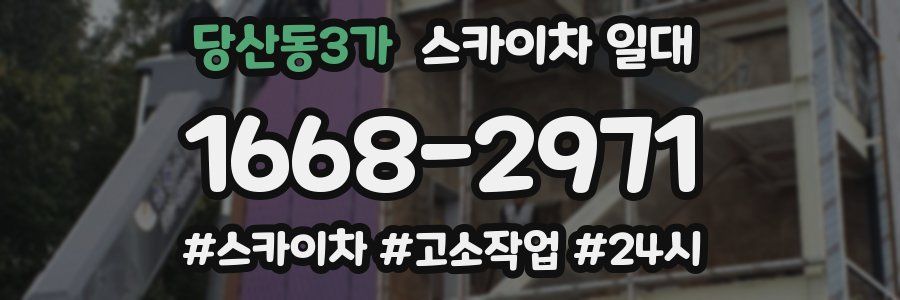 당산동3가 스카이차 일대