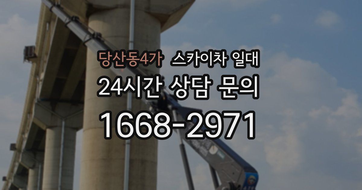당산동4가 스카이차 일대