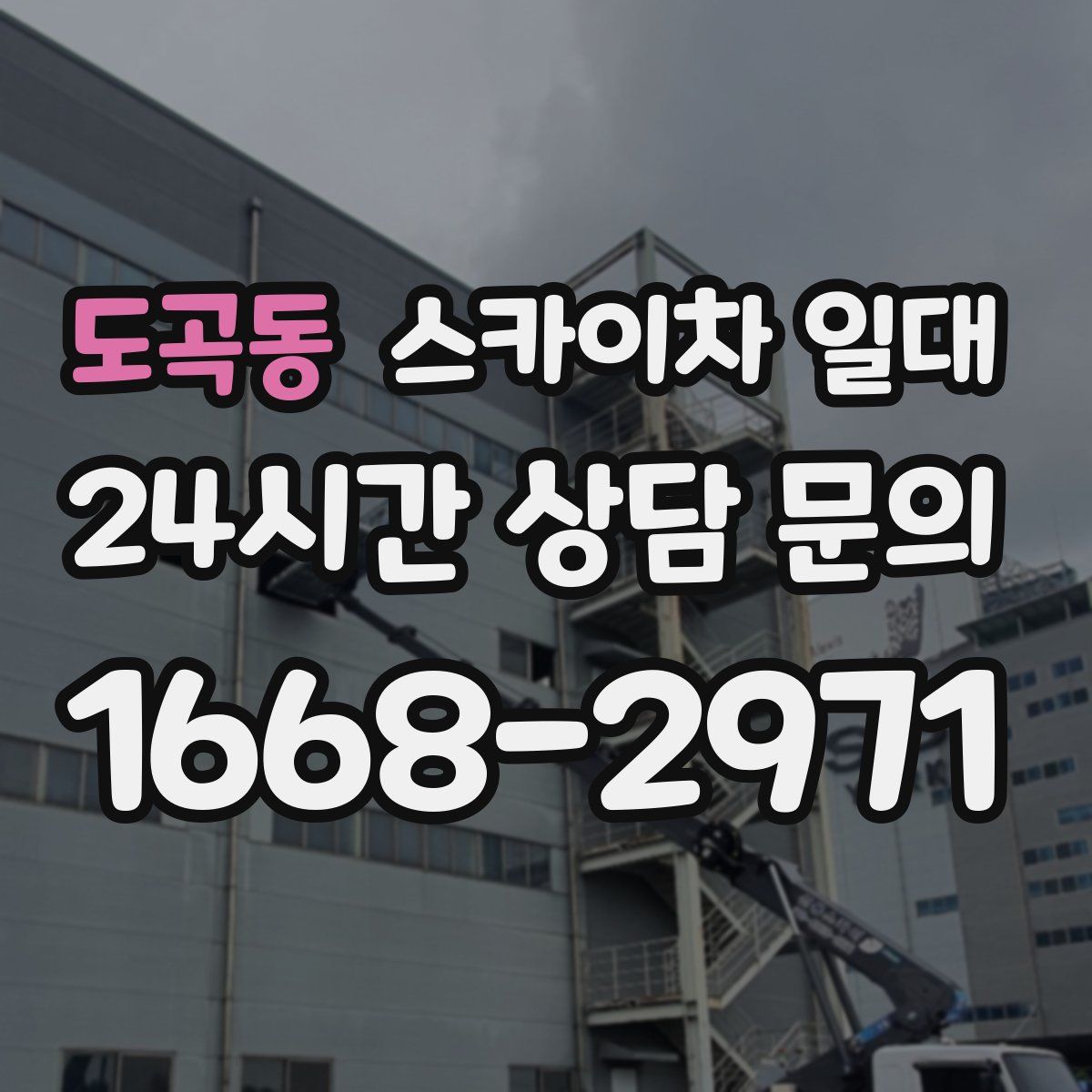 도곡동 스카이차 일대