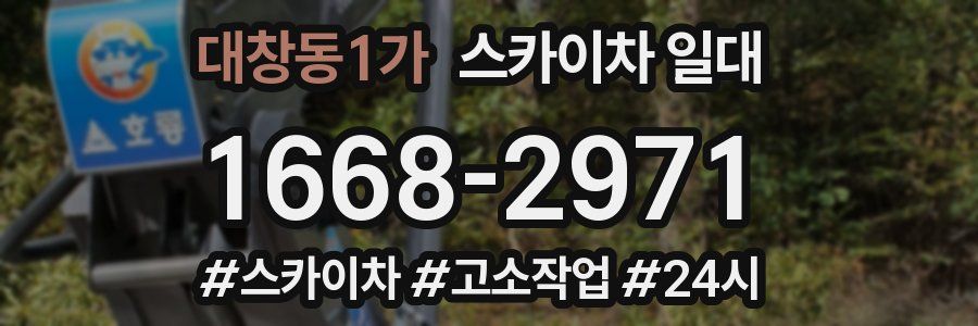 대창동1가 스카이차 일대