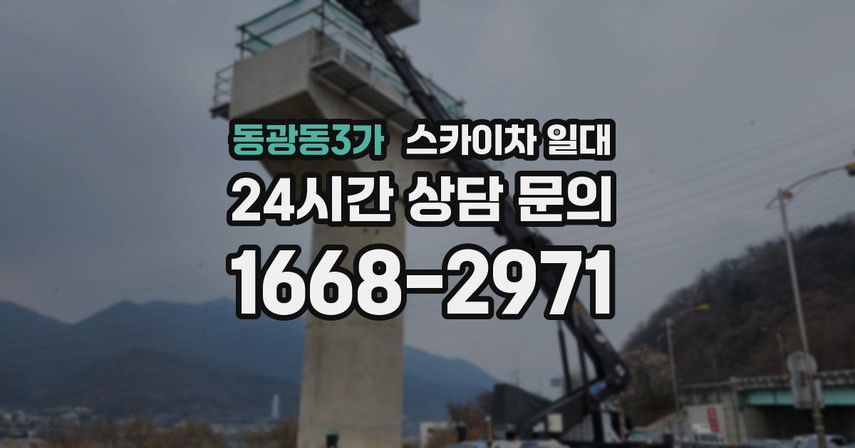 동광동3가 스카이차 일대