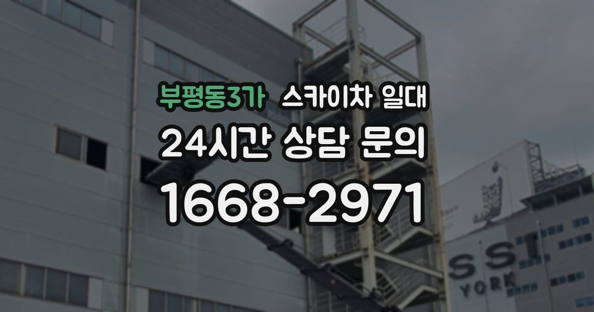 부평동3가 스카이차 일대