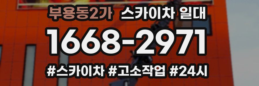 부용동2가 스카이차 일대