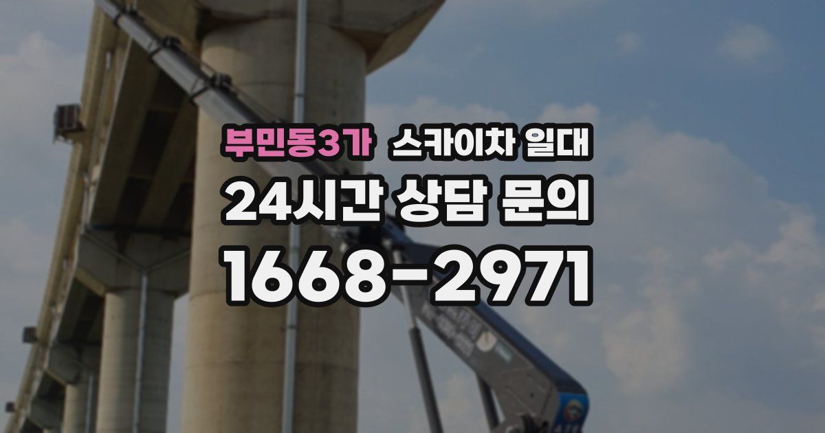 부민동3가 스카이차 일대