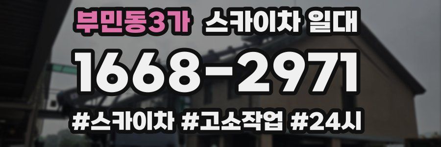 부민동3가 스카이차 일대
