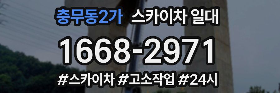 충무동2가 스카이차 일대
