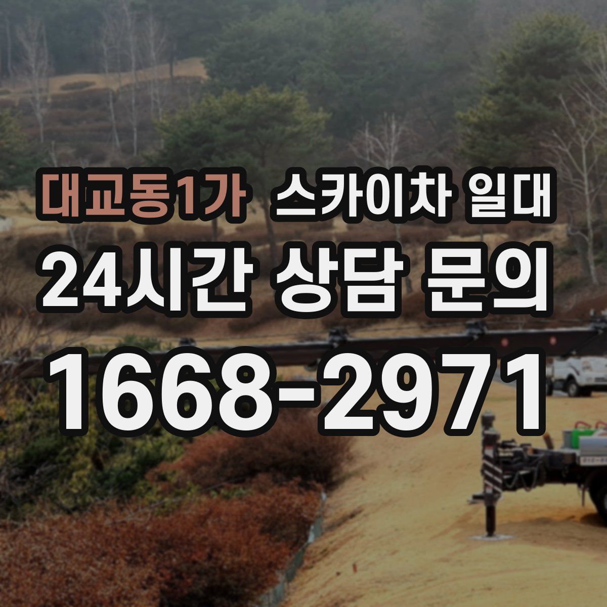 대교동1가 스카이차 일대