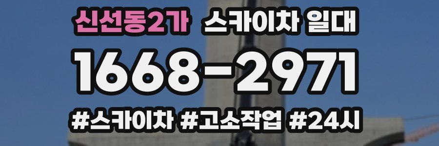 신선동2가 스카이차 일대