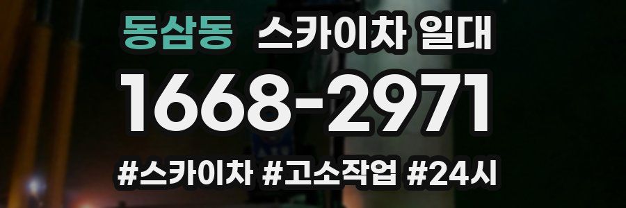 동삼동 스카이차 일대