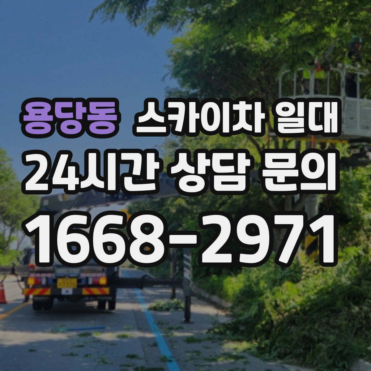 용당동 스카이차 일대