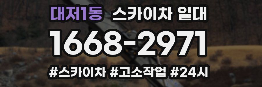 대저1동 스카이차 일대