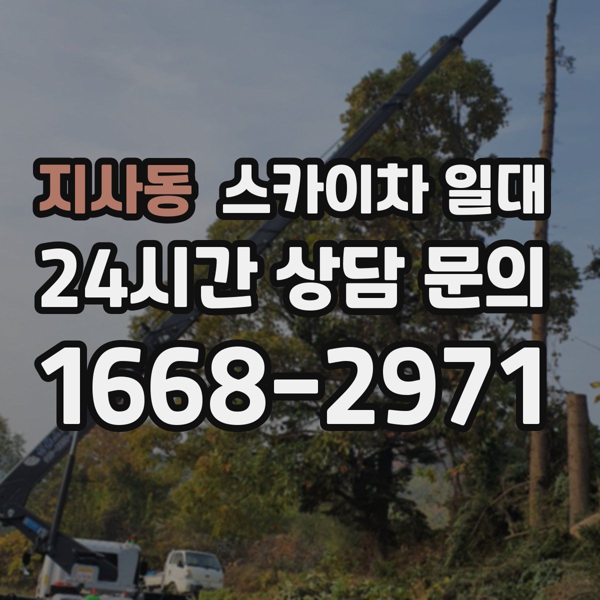 지사동 스카이차 일대
