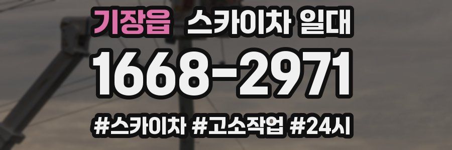 기장읍 스카이차 일대