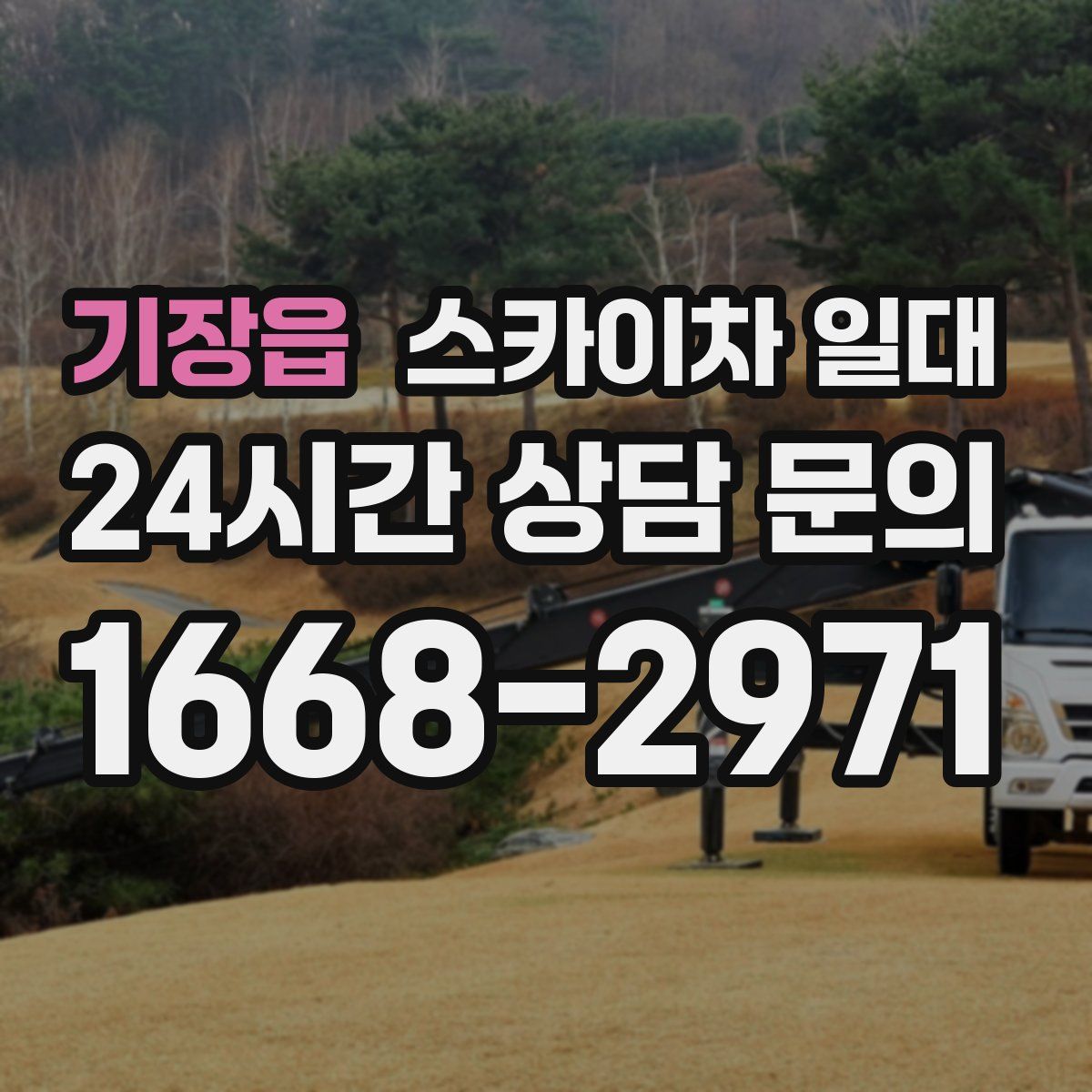 기장읍 스카이차 일대