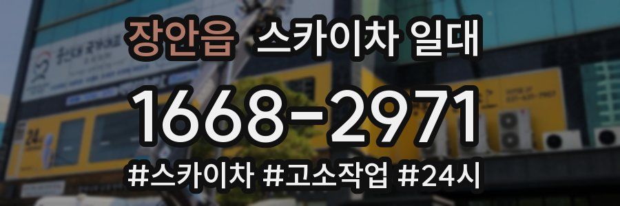 장안읍 스카이차 일대