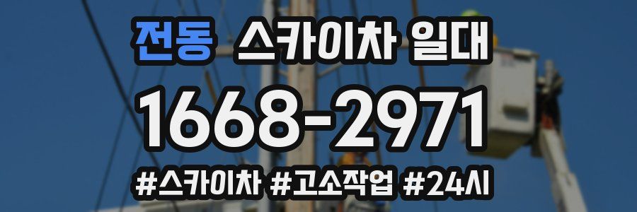 전동 스카이차 일대