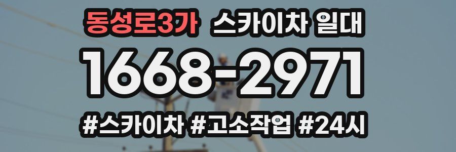 동성로3가 스카이차 일대