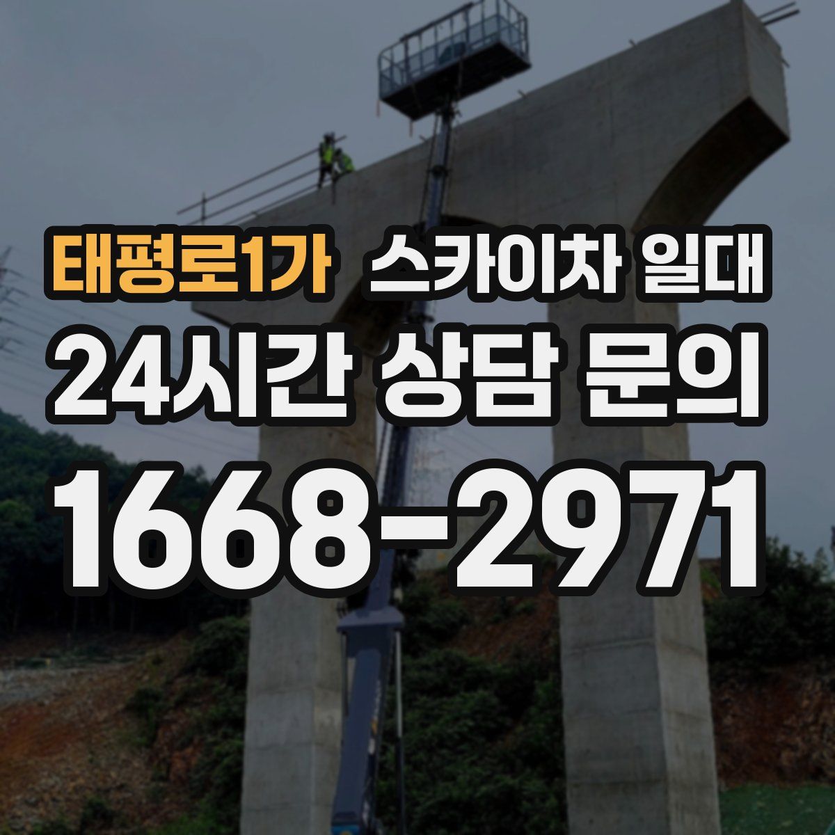 태평로1가 스카이차 일대