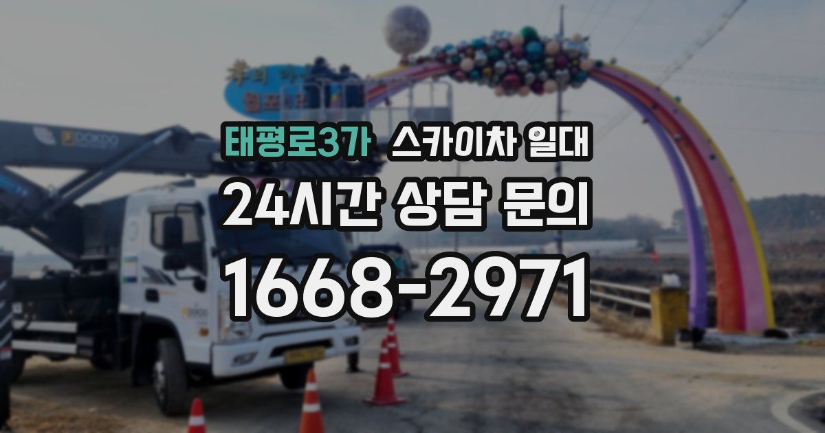태평로3가 스카이차 일대