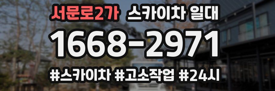 서문로2가 스카이차 일대