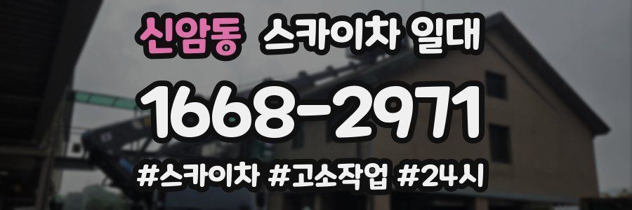 신암동 스카이차 일대