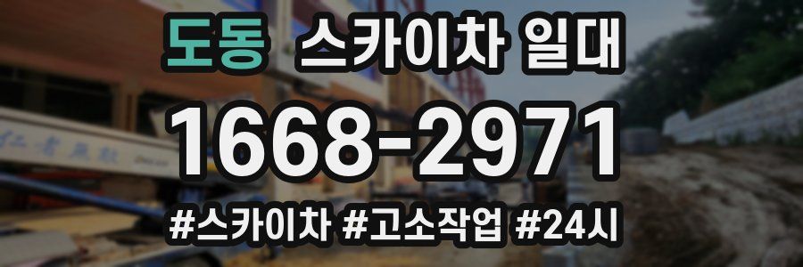 도동 스카이차 일대