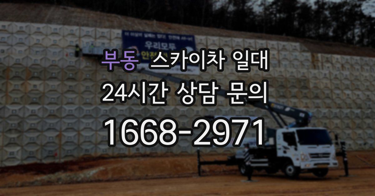 부동 스카이차 일대