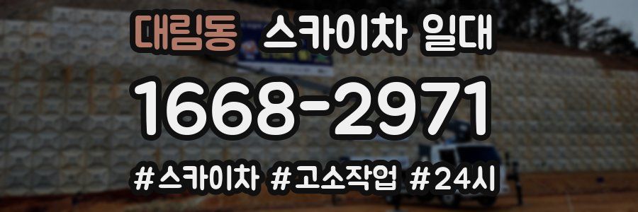 대림동 스카이차 일대